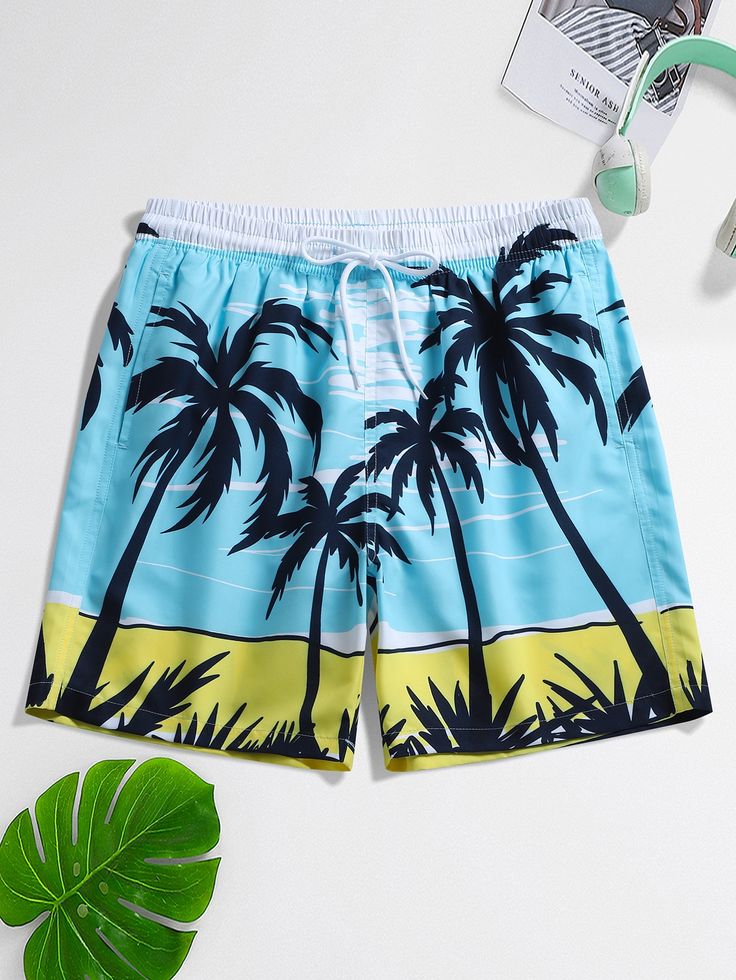 Men's  Printed Slim Comfortable Shorts #SH00052 Image