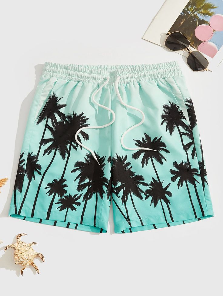 Men's  Printed Slim Comfortable Shorts #SH00053 Image