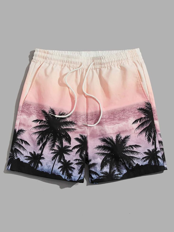 Men's  Printed Slim Comfortable Shorts #SH00054 Image