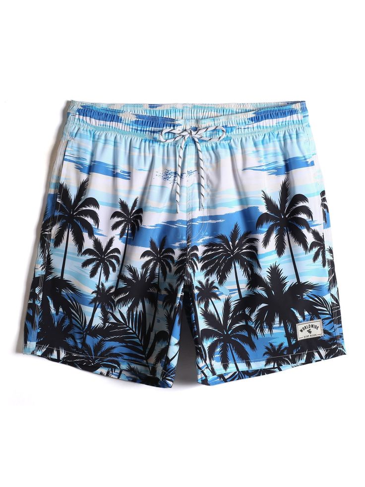Men's  Printed Slim Comfortable Shorts #SH00055 Image