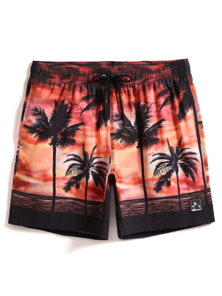 Men's  Printed Slim Comfortable Shorts #SH00056 Image