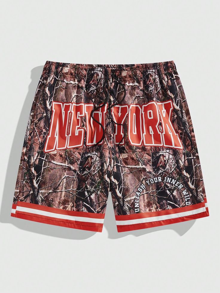 Men's  Printed Slim Comfortable Shorts #SH00062 Image