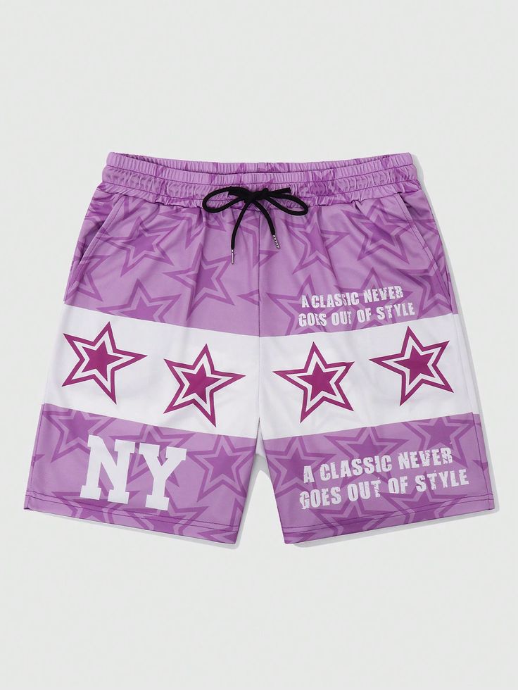 Men's  Printed Slim Comfortable Shorts #SH00063 Image