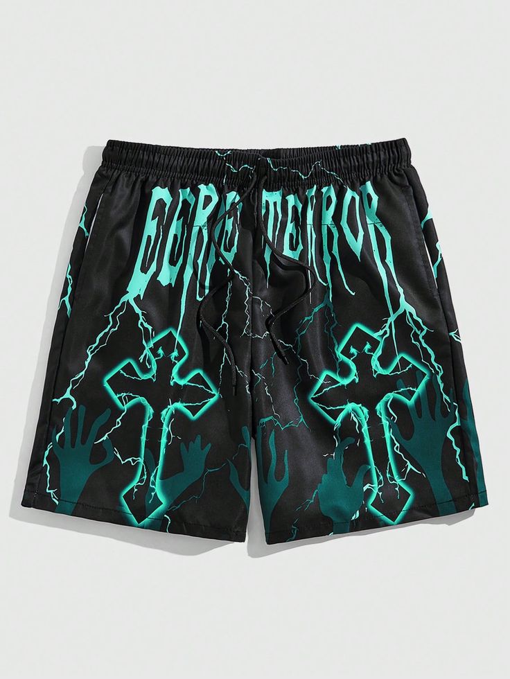Men's  Printed Slim Comfortable Shorts #SH00065 Image
