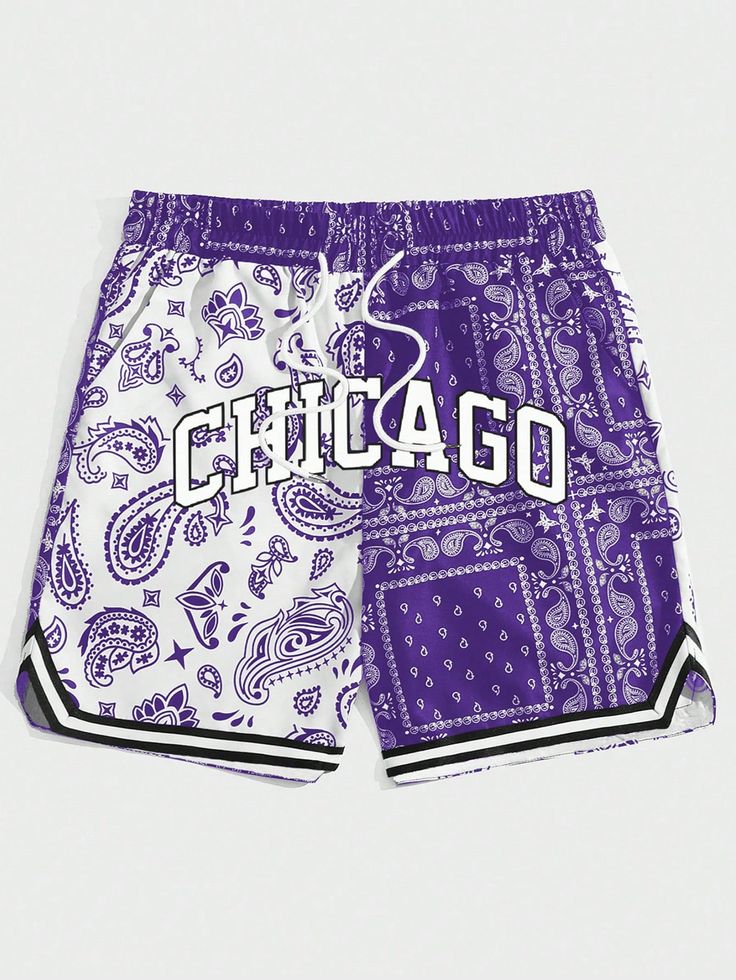 Men's  Printed Slim Comfortable Shorts #SH00066 Image