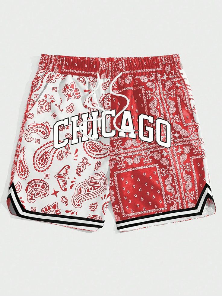 Men's  Printed Slim Comfortable Shorts #SH00067 Image