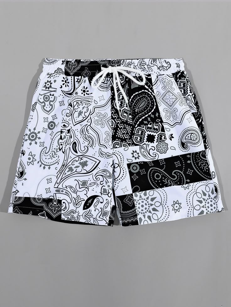 Men's  Printed Slim Comfortable Shorts #SH00071 Image