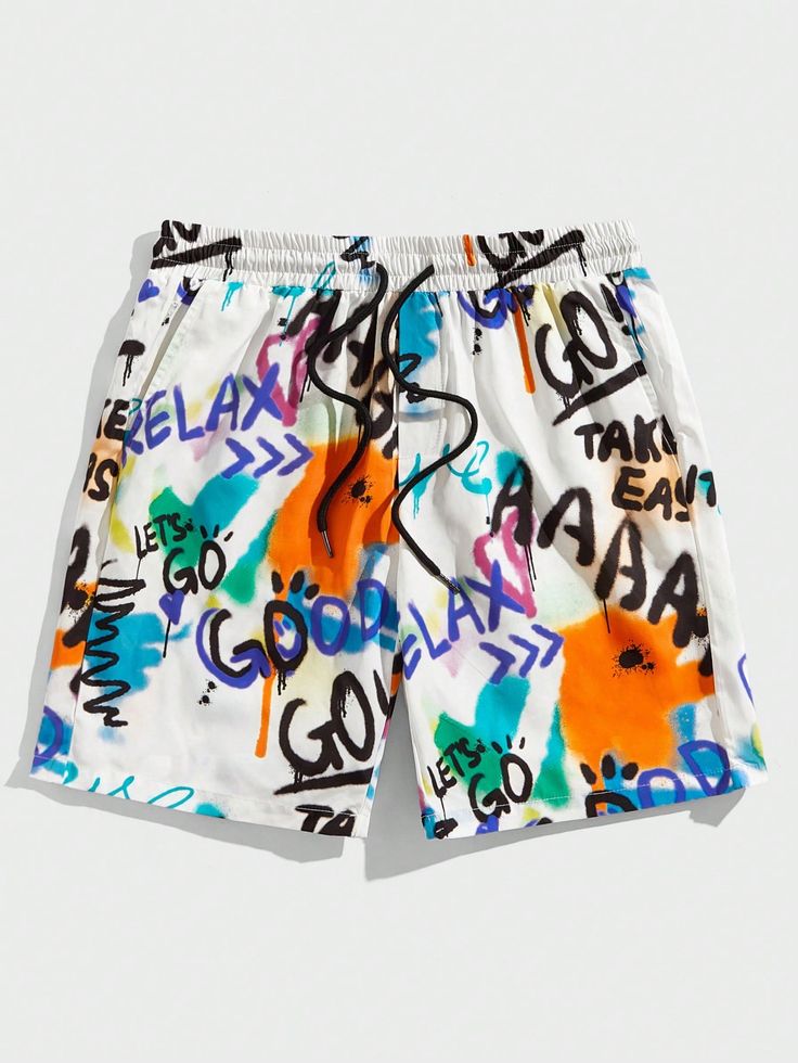 Men's  Printed Slim Comfortable Shorts #SH00074 Image