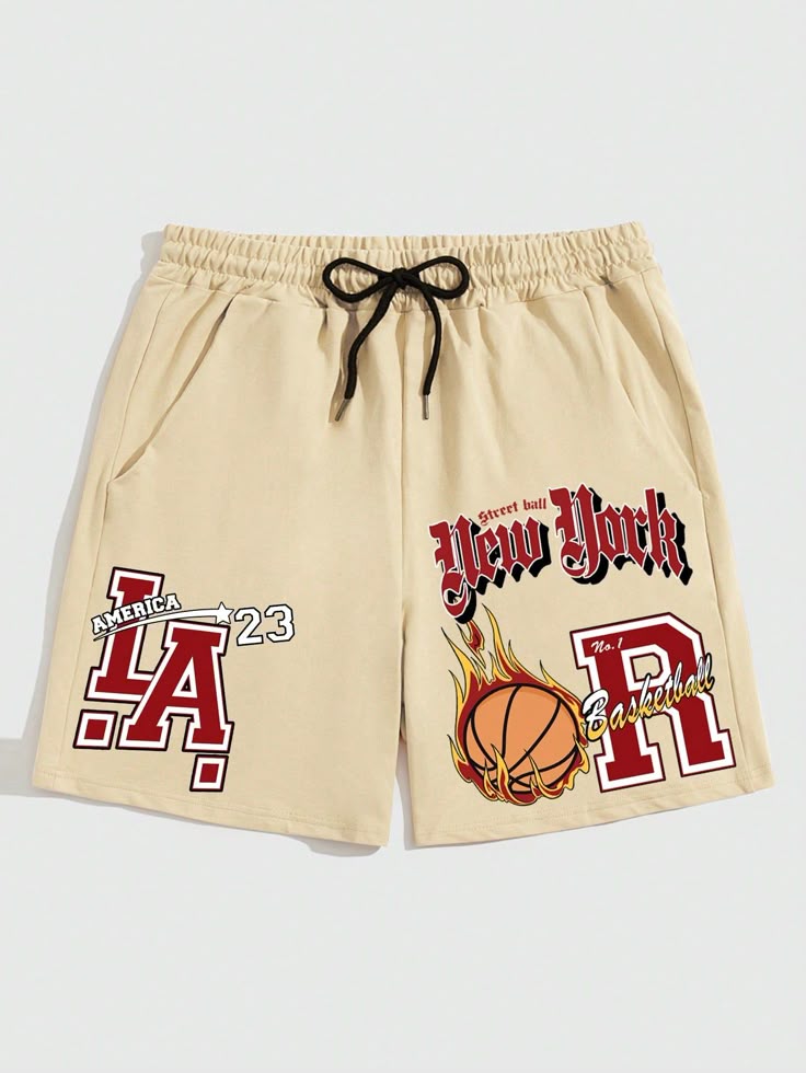 Men's  Printed Slim Comfortable Shorts #SH00077 Image
