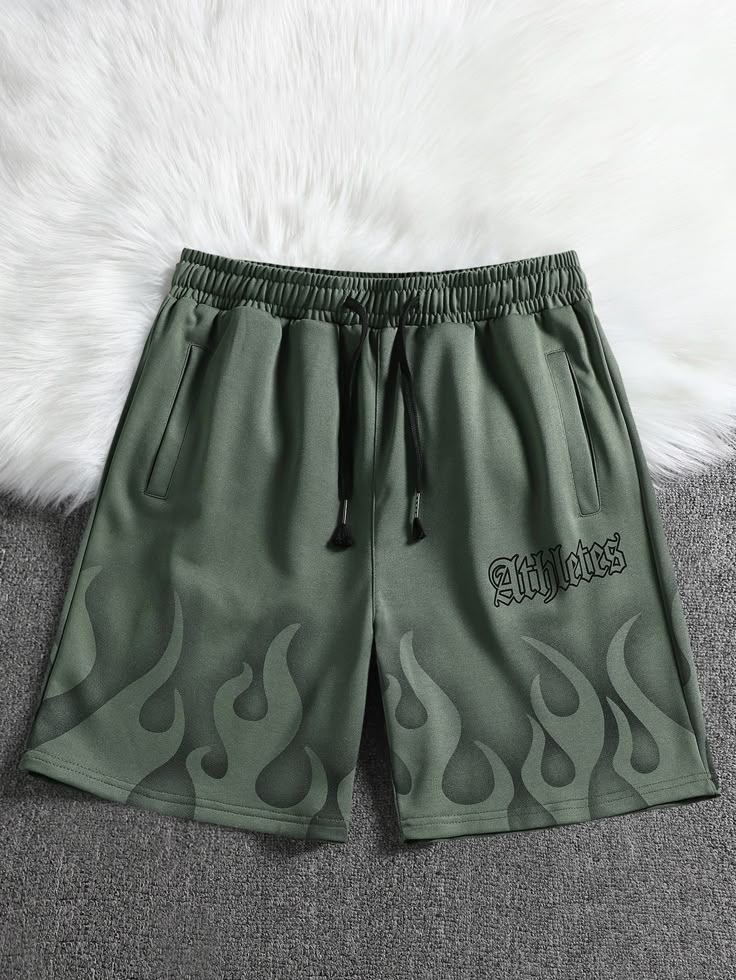 Men's  Printed Slim Comfortable Shorts #SH00084 Image