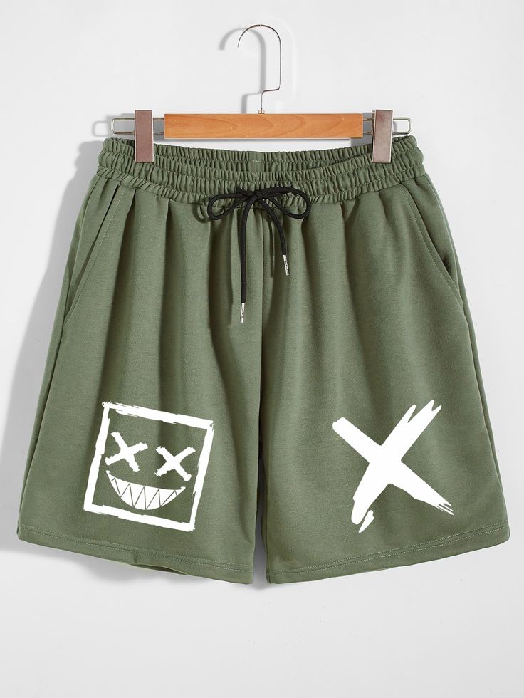 Men's  Printed Slim Comfortable Shorts #SH00085 Image