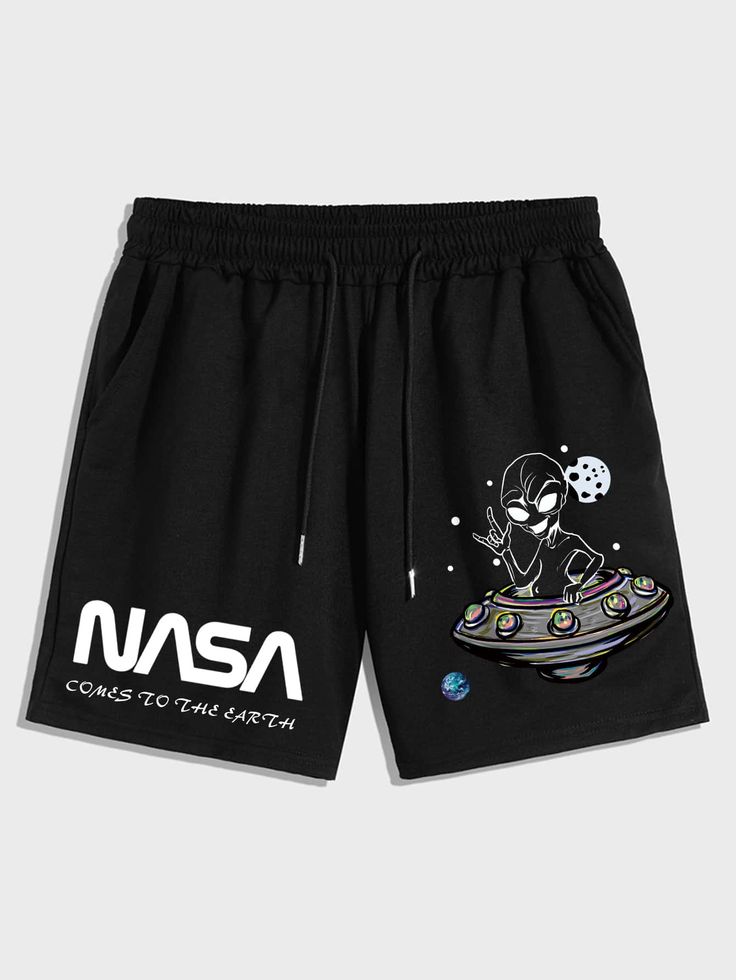 Men's  Printed Slim Comfortable Shorts #SH00088 Image