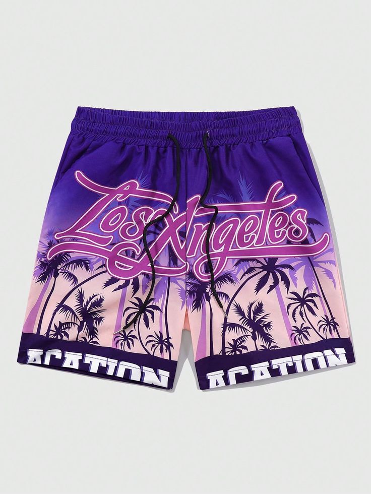Men's  Printed Slim Comfortable Shorts #SH00097 Image
