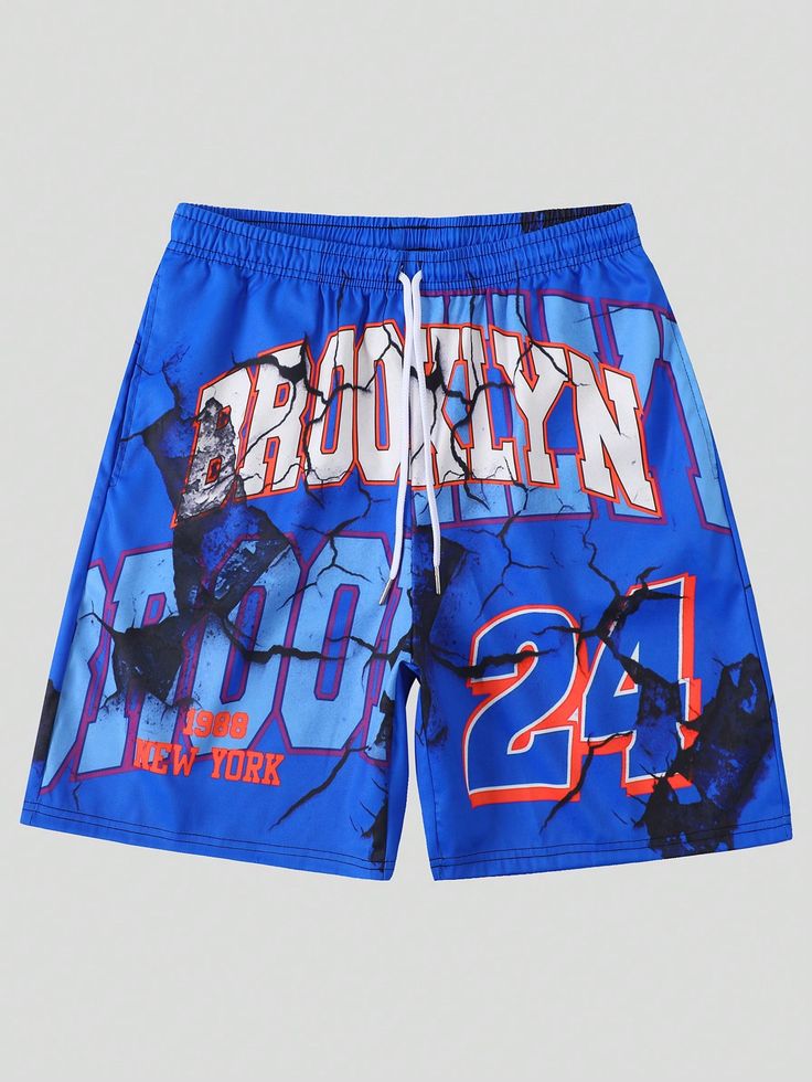 Men's  Printed Slim Comfortable Shorts #SH00098 Image