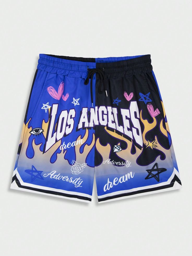 Men's  Printed Slim Comfortable Shorts #SH00099 Image