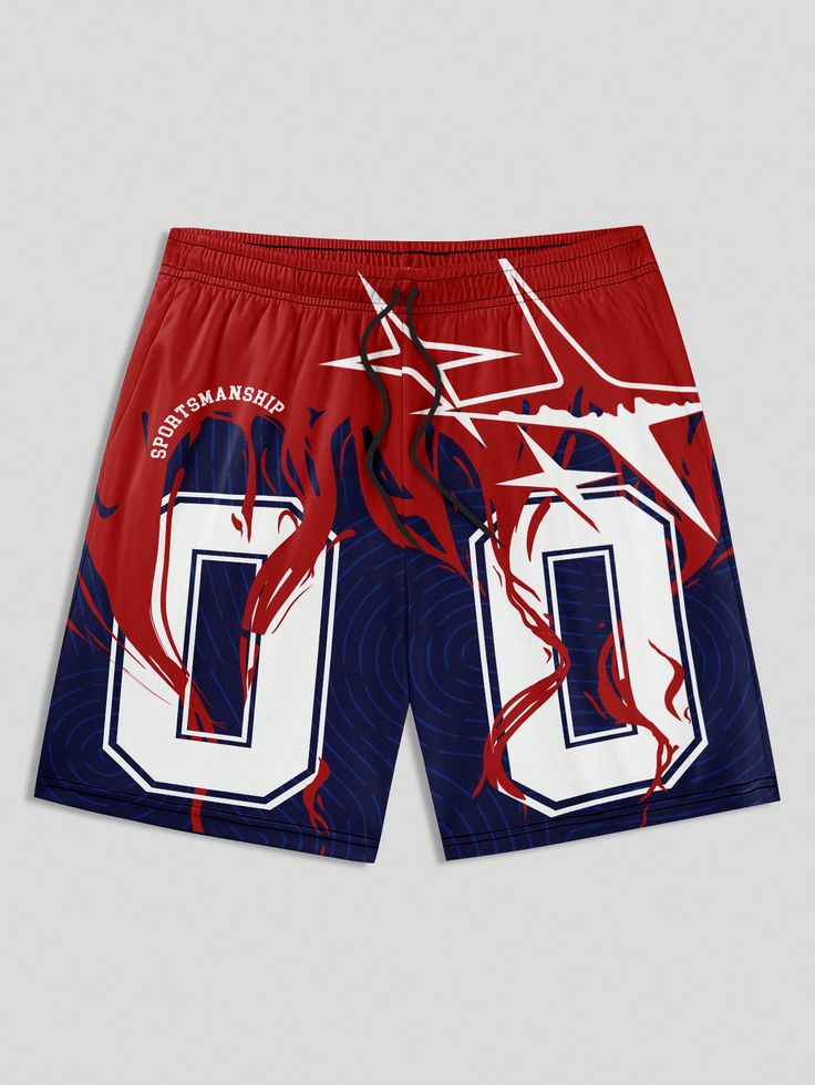 Men's  Printed Slim Comfortable Shorts #SH000101 Image
