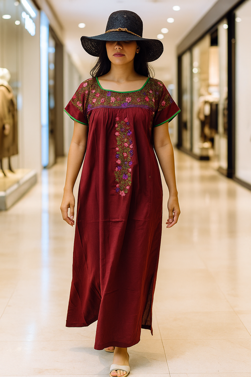 MAXICAN EMBRODERY DRESS Image